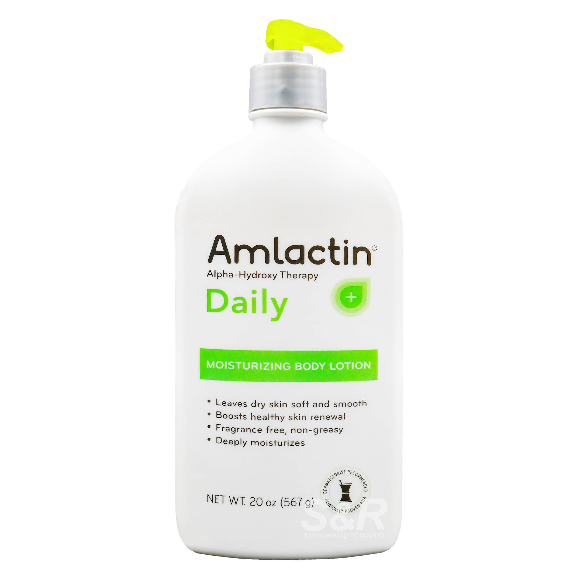 Amlactin Alpha Hydroxy Therapy Daily Moisturizing Body Lotion 567 g